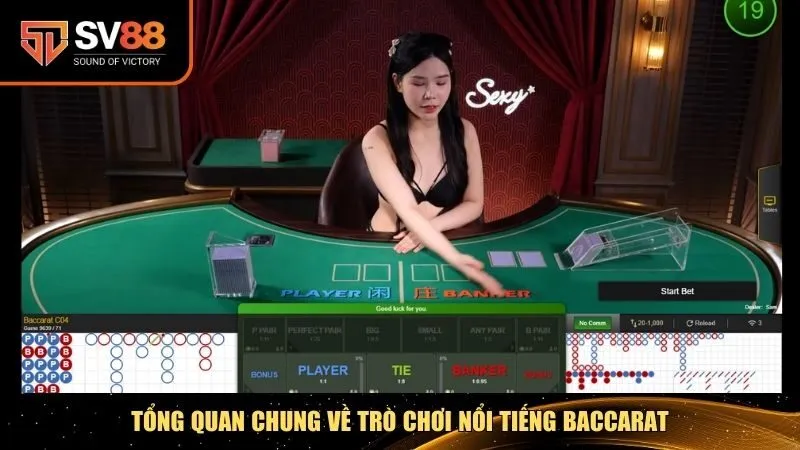 Tổng quan chung về trò chơi nổi tiếng Baccarat