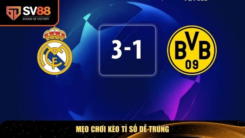 Vận dụng mẹo chơi kèo tỉ số dễ trúng